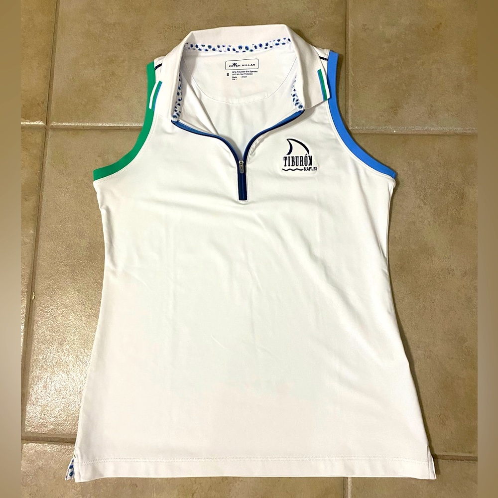 Peter Millar sleeveless quarter zip
